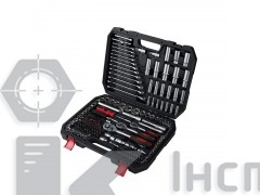 Набір інструментів універсальний 1/4", 3/8", 1/2" (4-32) 216 од. Cr-V (DS-100216, Disen)