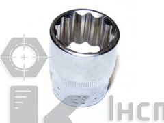 Головка торцева 12-гранна 1/2'' DR, 8 мм  (S04H4908)